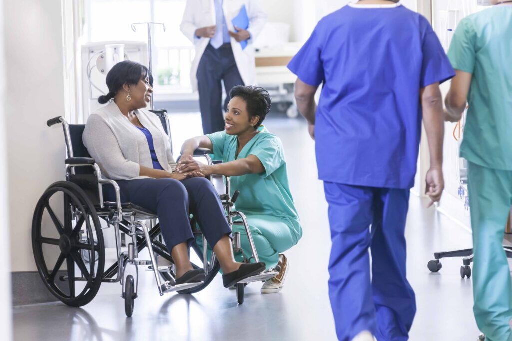 Industry Healthcare Woman In Wheelchair